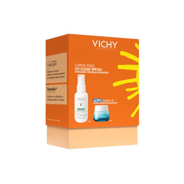 Vichy Promo Capital Soleil UV-Clear SPF50+ & Δώρο Mineral 89 72h Moisture Boosting Cream