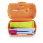 Curaprox Travel Set Στοματικής Υγιεινής Ταξιδίου Πορτοκαλί