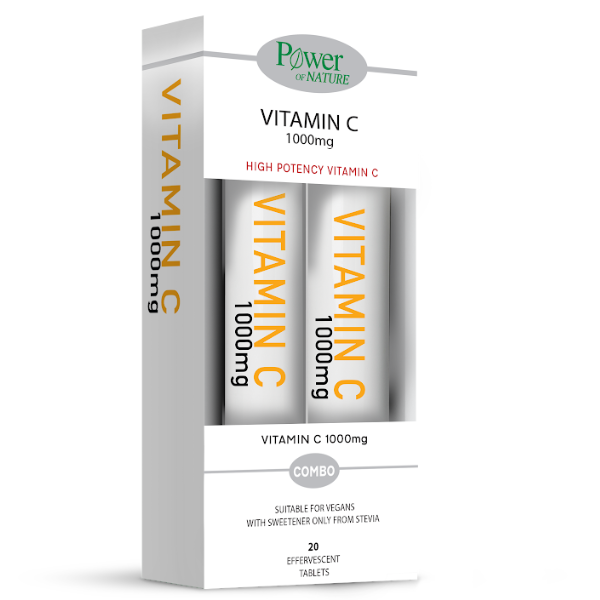 Power of Nature Promo Vitamin C 1000mg  - Συμπλήρωμα Διατροφής για Ισχυρό Ανοσοποιητικό