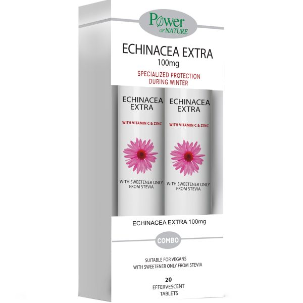 Power of Nature Promo Echinacea Extra 100mg- Συμπλήρωμα Διατροφής για Ενίσχηση του Ανοσοποιητικού