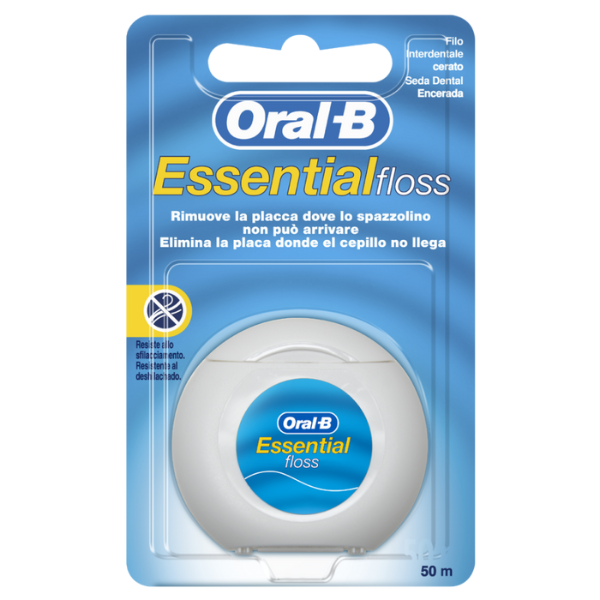 Oral-B Essential Floss - Κηρωμένο Οδοντικό Νήμα