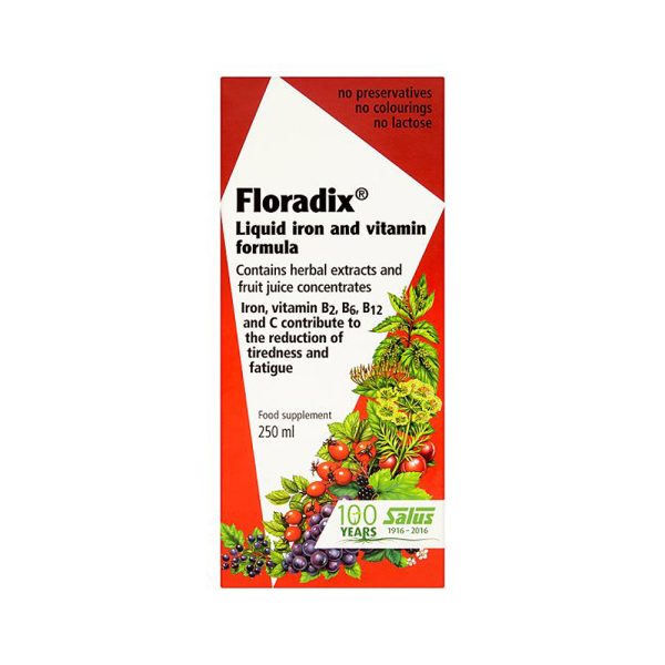 Power of Nature  Floradix Γυναικείο Τονωτικό με Ειδικά Εκχυλίσματα Φρούτων, Σίδηρο & Βιταμίνες