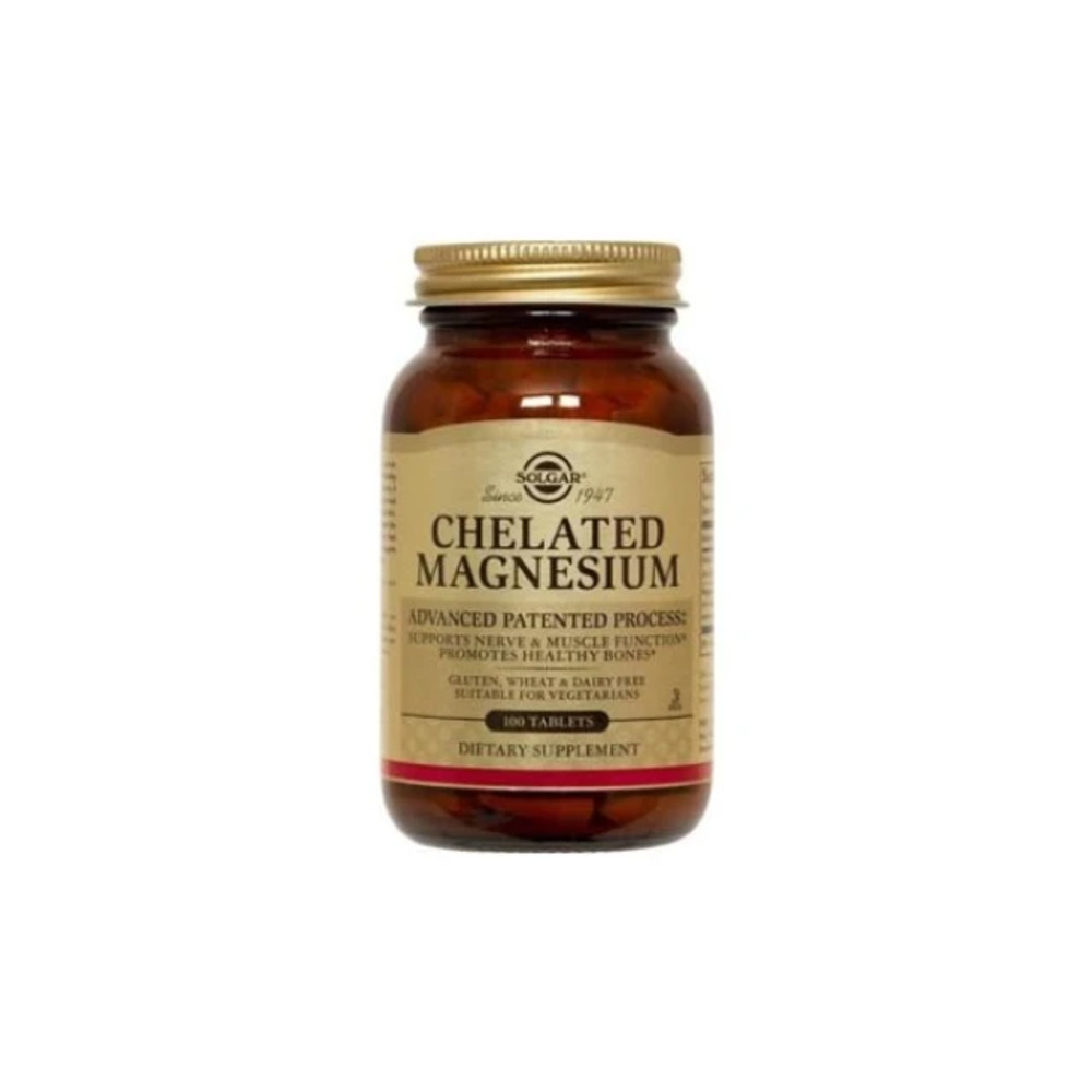 11 Solgar Chelated Magnesium 100mg - Μαγνήσιο, Υγεία Νευρικού Συστήματος, Μυών & Καρδιάς - Image 1