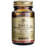 Solgar Ester-C 1000mg - Βιταμίνη C, Ενίσχυση Ανοσοποιητικού Συστήματος