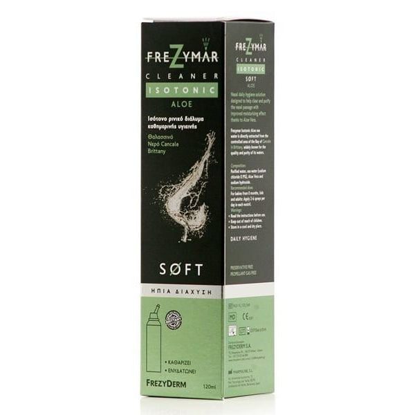 Frezyderm Frezymar Nazal Cleaner Isotonic Aloe Soft - Ρινικό Διάλυμα με Θαλλασινό Νερό και Αλόη