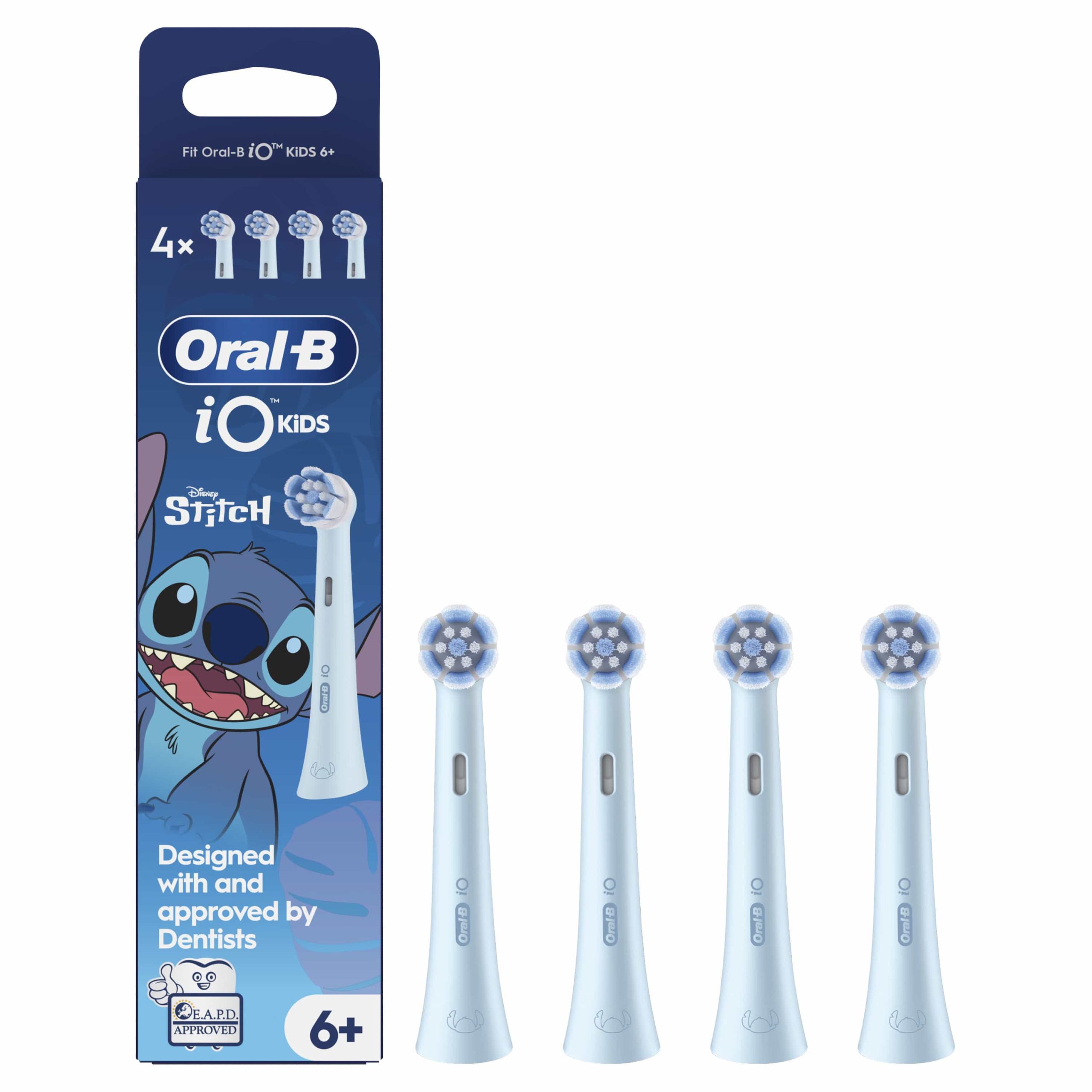 12 Oral B iO Kids Disney Stitch Replacement Heads - Ανταλλακτικές Κεφαλές Παιδικής Οδοντόβουρτσας - Image 1