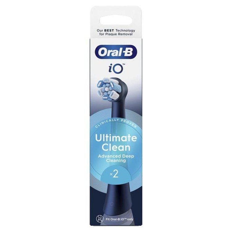 13 Oral-B iO Ultimate Clean Black- Ανταλλακτικές Κεφαλές για Ενισχυμένο Καθαρισμό - Image 1