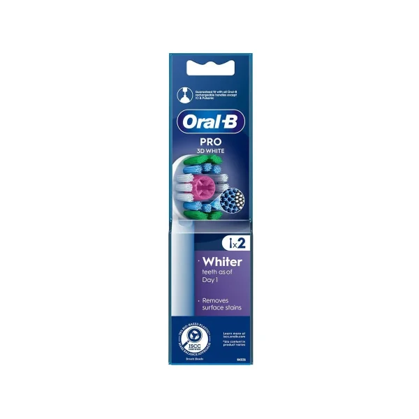 Oral-B Pro 3D White Replacement Heads  - Ανταλλακτικές Κεφαλές Ηλεκτρικής Οδοντόβουρτσας