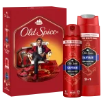 OLD SPICE  Promo Captain with Deodorant Body Spray & Shower Gel & Shampoo