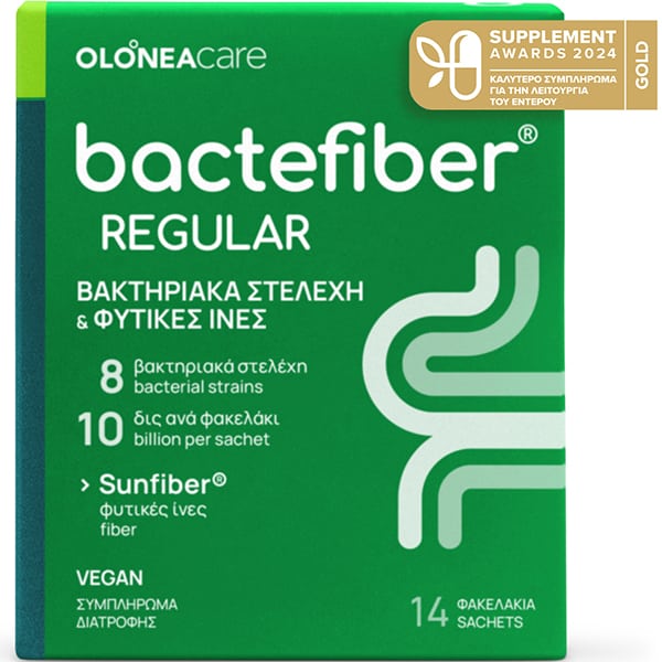 Olonea Bactefiber Regular - Φυτικές Ίνες, Δυσκοιλιότητα
