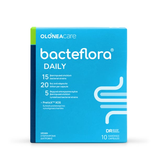 Olonea Bacteflora Daily Probiotics - Συμπλήρωμα Εξισορρόπησης Εντερικού Μικροβιώματος