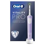 Oral B Pro Vitality, Lilac  - Ηλεκτρική Οδοντόβουρτσα με 3 Προγράμματα Βουρτσίσματος