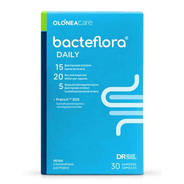 Olonea Bacteflora Daily Probiotics  - Συμπλήρωμα Εξισορρόπησης Εντερικού Μικροβιώματος