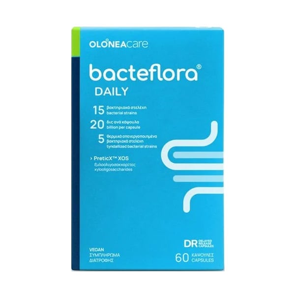 Olonea Bacteflora Daily Probiotics  - Συμπλήρωμα Εξισορρόπησης Εντερικού Μικροβιώματος
