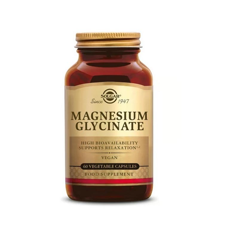solgar-magnesium-glycinate-60veg-caps Solgar Magnesium Glycinate, 60 Veg.caps - Image 1