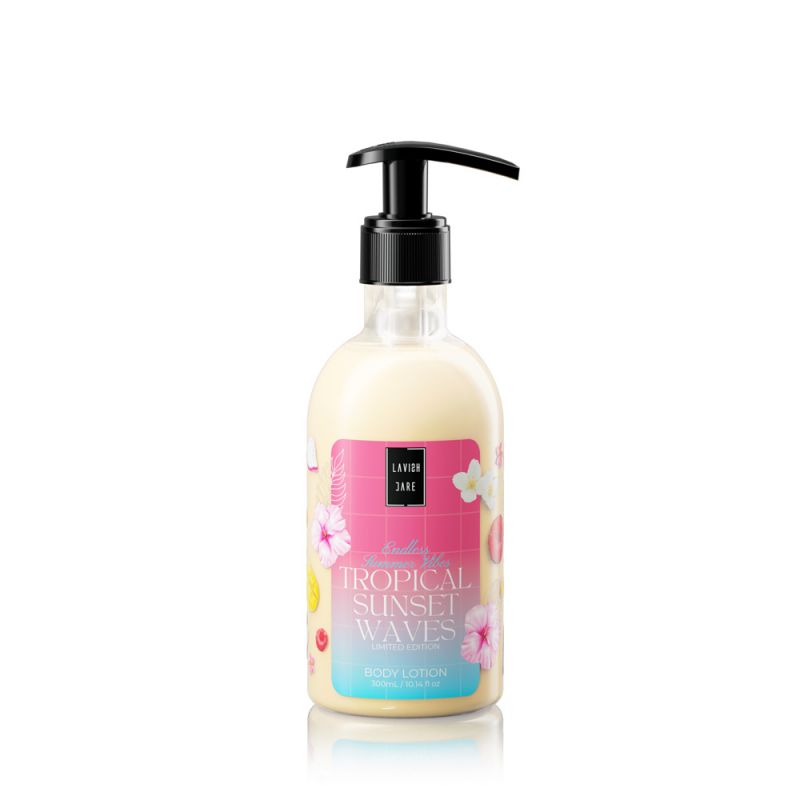 13 Lavish Care Endless Summer Vibes - Tropical Sunset Waves - Body Lotion - 300ml - Image 1