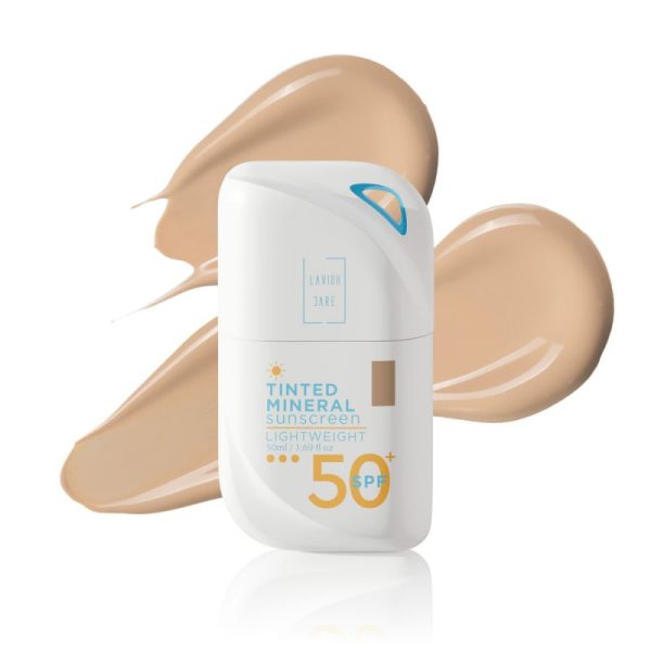 Lavish Care Tinted Mineral Sunscreen SPF50 No2 Medium Shade - Αντηλιακό Προσώπου - 50ml Υψηλή προστασία, χωρίς την αίσθηση του αντηλιακού!