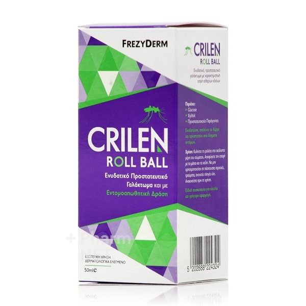 Frezyderm Crilen Roll Ball Ενυδατικό Εντομοαπωθητικό Roll On 50ml