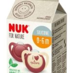 Nuk Πιπίλες Σιλικόνης Nature για 0-6 μηνών Nature Μπεζ 2τμχ