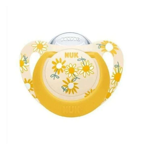 Nuk Star Ορθοδοντική Πιπίλα Σιλικόνης & Θήκη 6-18m, 1τεμ