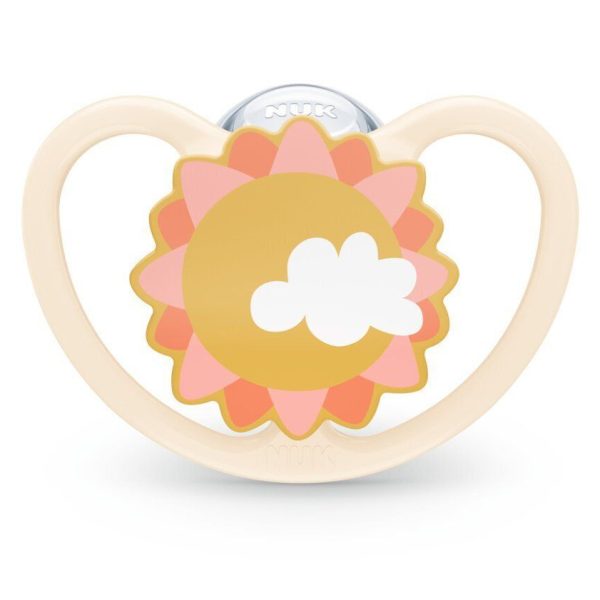 Nuk Space Πιπίλα Σιλικόνης με Θήκη 18-36m, 1τεμ