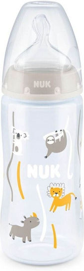 Nuk First Choice+ Μπιμπερό Με Θηλή Σιλικόνης M Μπλέ 6-18m 300ml 1τμχ