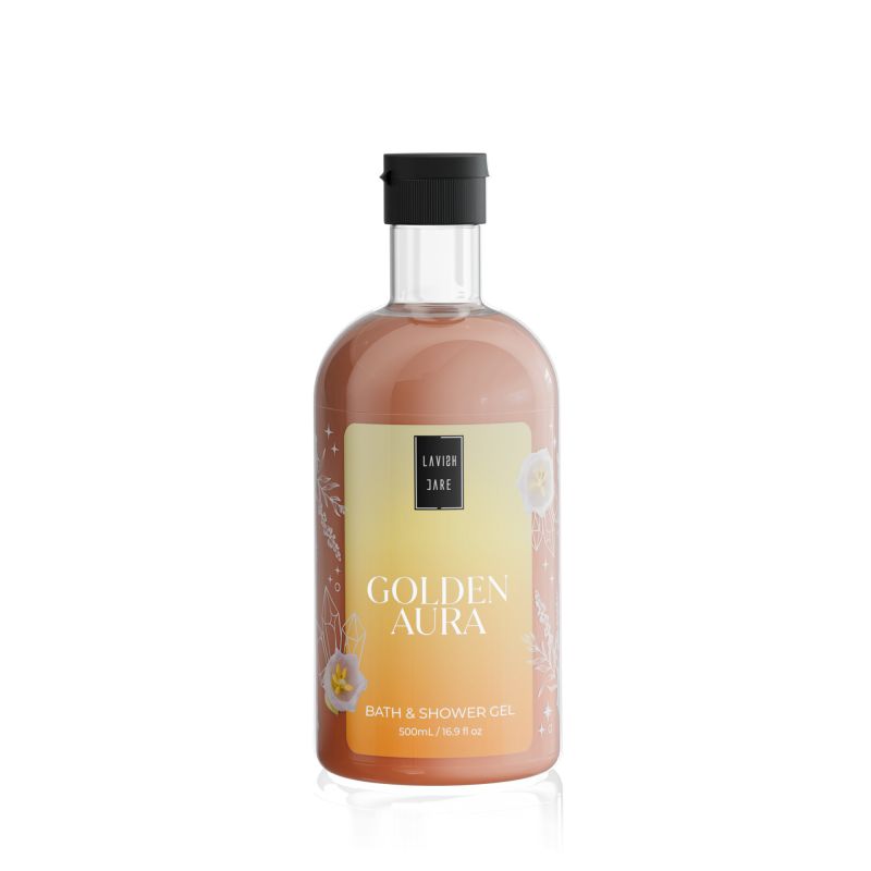 LC - Golden Aura Shower Gel-800x800 LAVISH CARE Golden Aura - Shower Gel - 500ml - Image 1