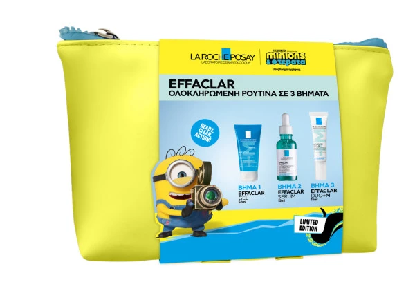 La Roche Posay Promo Limited Edition Effaclar Gel, 50ml & Effaclar Serum,15ml & Effaclar Duo+M, 15ml