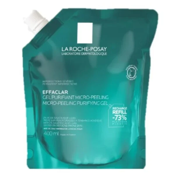 La Roche Posay Effaclar Micro-Peeling Purifying Gel Refill, 400ml
