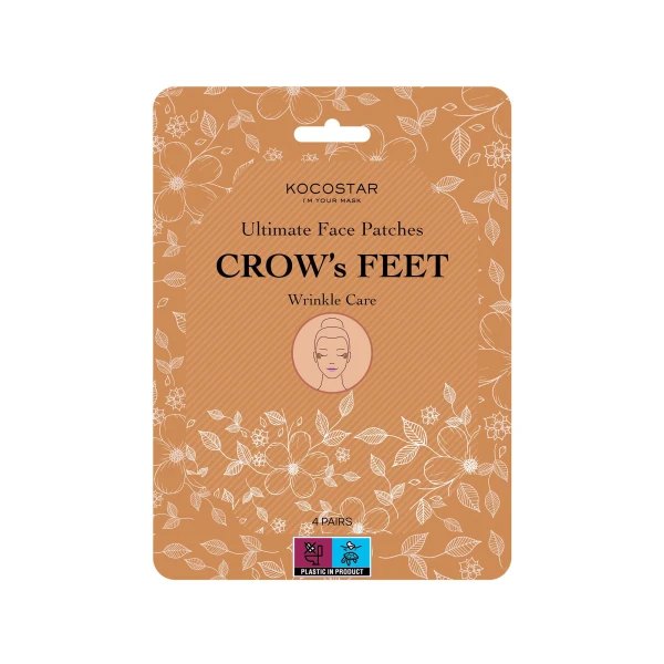 Kocostar Ultimate Face Patches Grow's Feet Wrinkle Care 4 Pairs mask